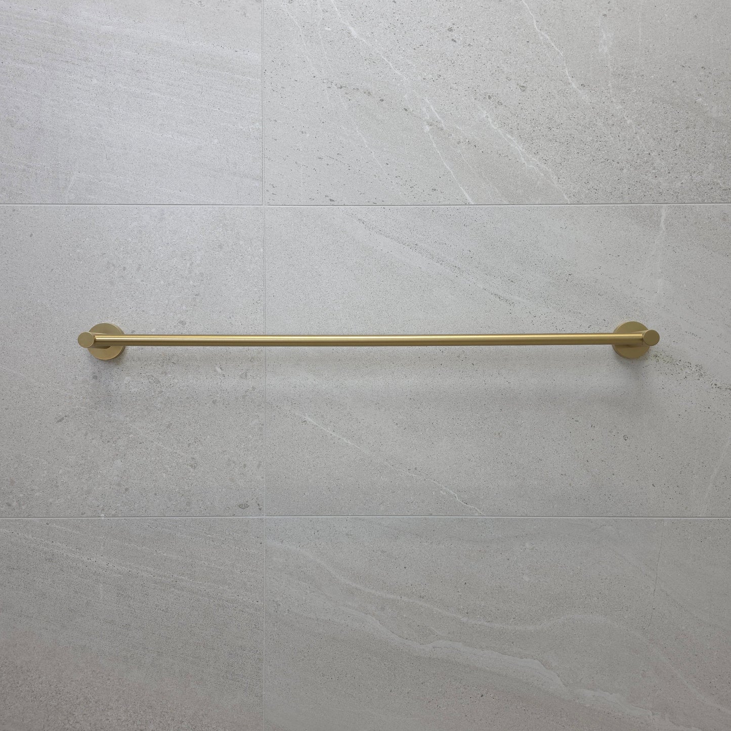 Provence 600mm Single Towel Rail Brushed Brass