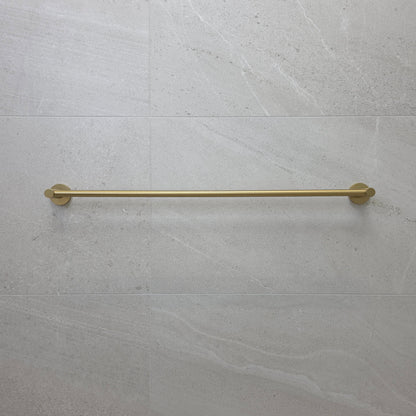 Provence 600mm Single Towel Rail Brushed Brass