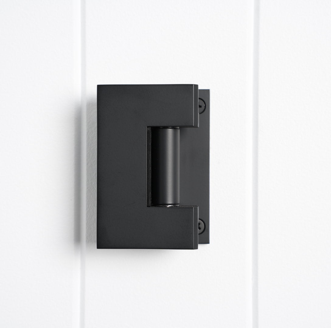 Rennes Shower Hinge Glass to Wall - Matte Black