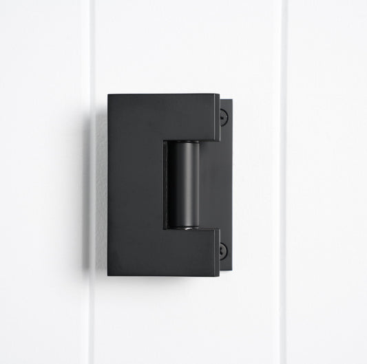 Rennes Shower Hinge Glass to Wall - Matte Black