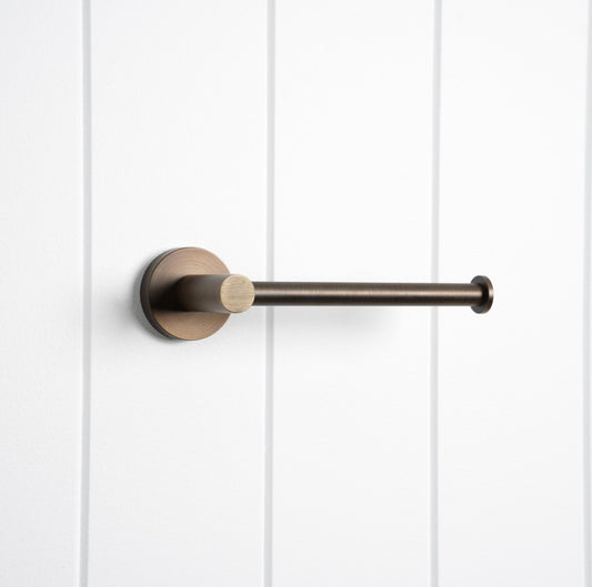 Lille Toilet Roll Holder - Antique Brass