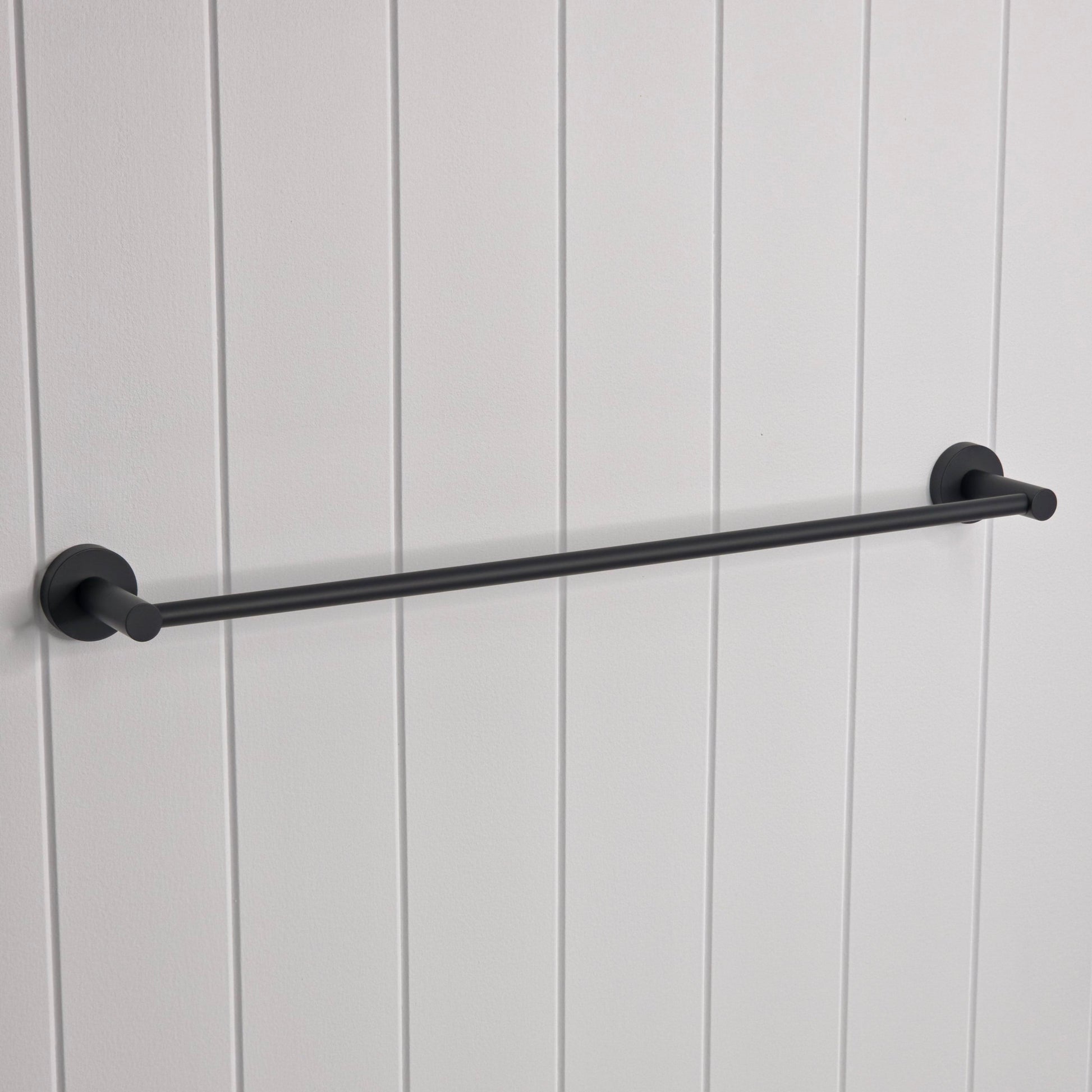 Provence 600mm Single Towel Rail Matte Black