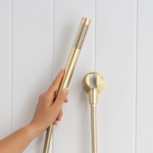 Versailles Handheld Shower Head with Hose - Brushed Brass