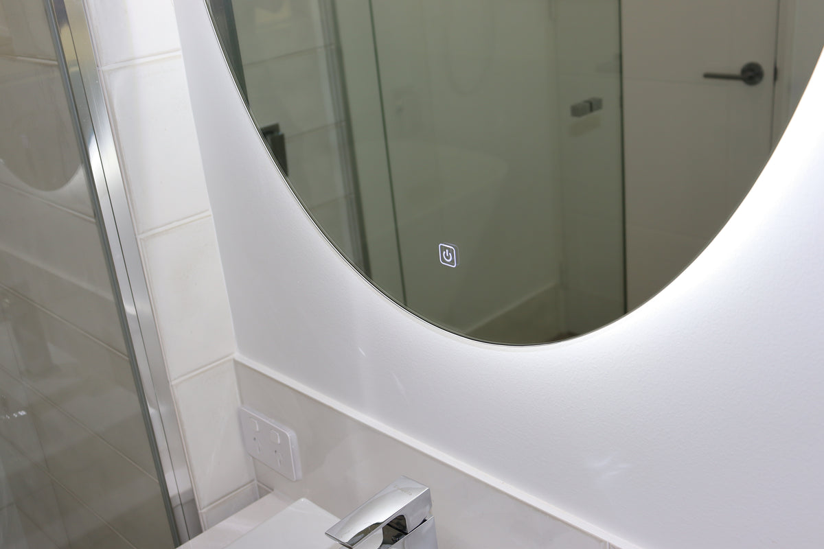 Touch Button of Portofino LED Backlit Mirror