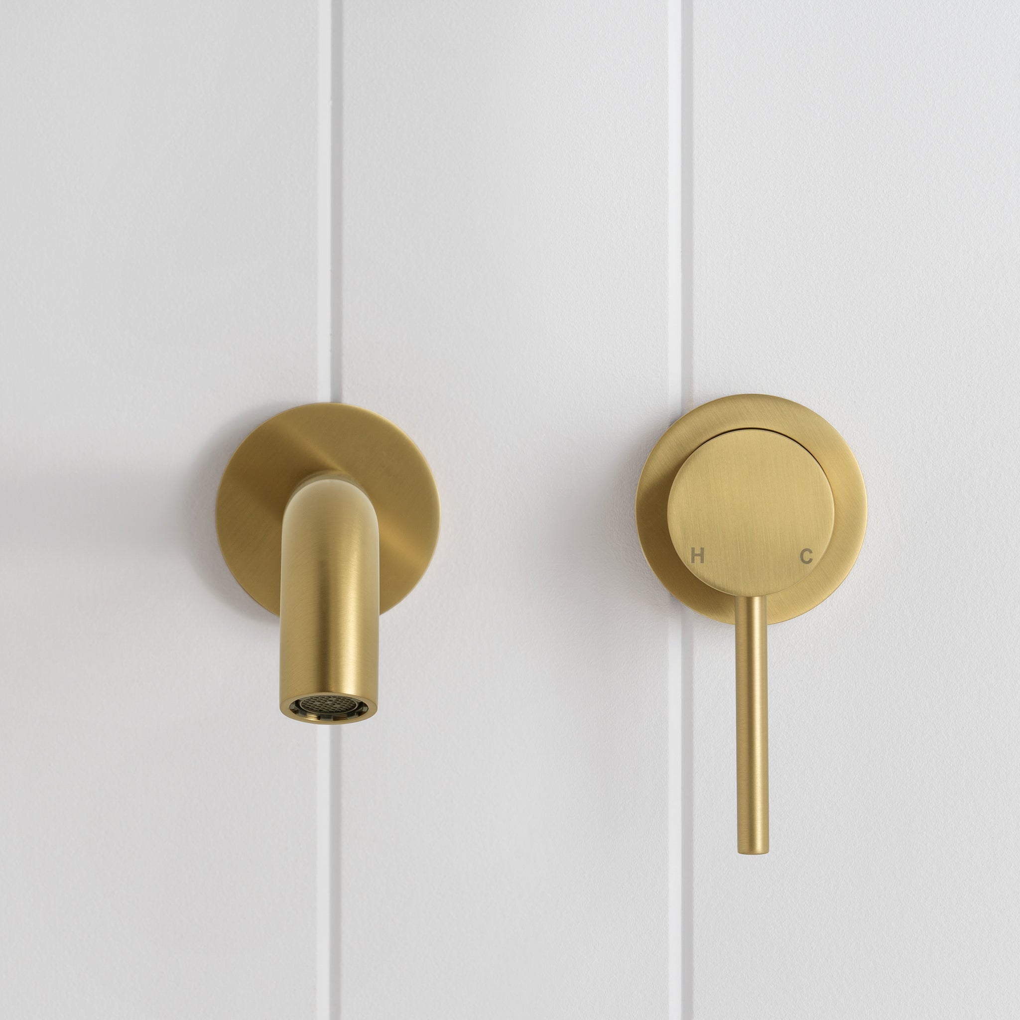 Brushed brass
